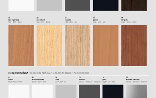 Mesa operativa Art - Acabados