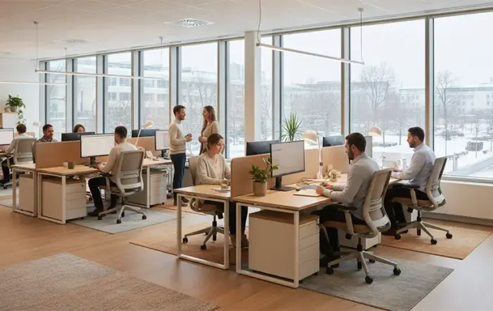 Oficinas preparadas para el frío: bienestar y ahorro en calefacción
