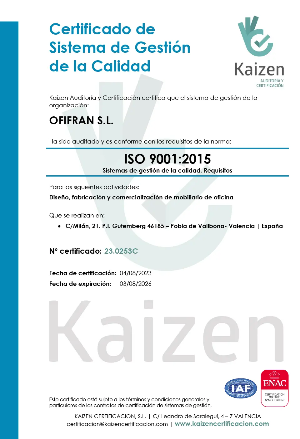 ISO 9001 ISO 9001