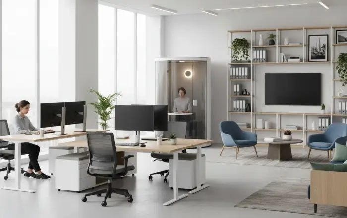 Cómo optimizar el espacio de oficina y mejorar la productividad con el mobiliario adecuado